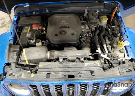 2023 Jeep Wrangler 4Xe Sahara 4X4 z USA, uszkodzony, nr VIN 1C4JJXP61PW516539